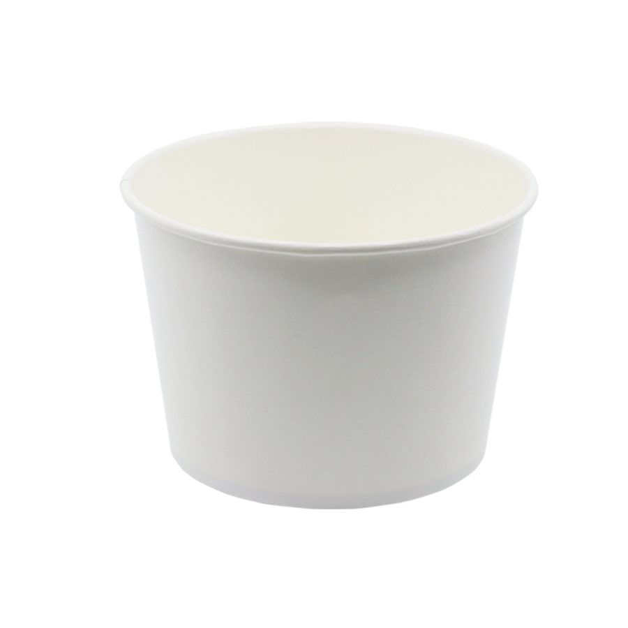KUBEŁEK PAP. BIAŁY 2000 ML + WIECZKO